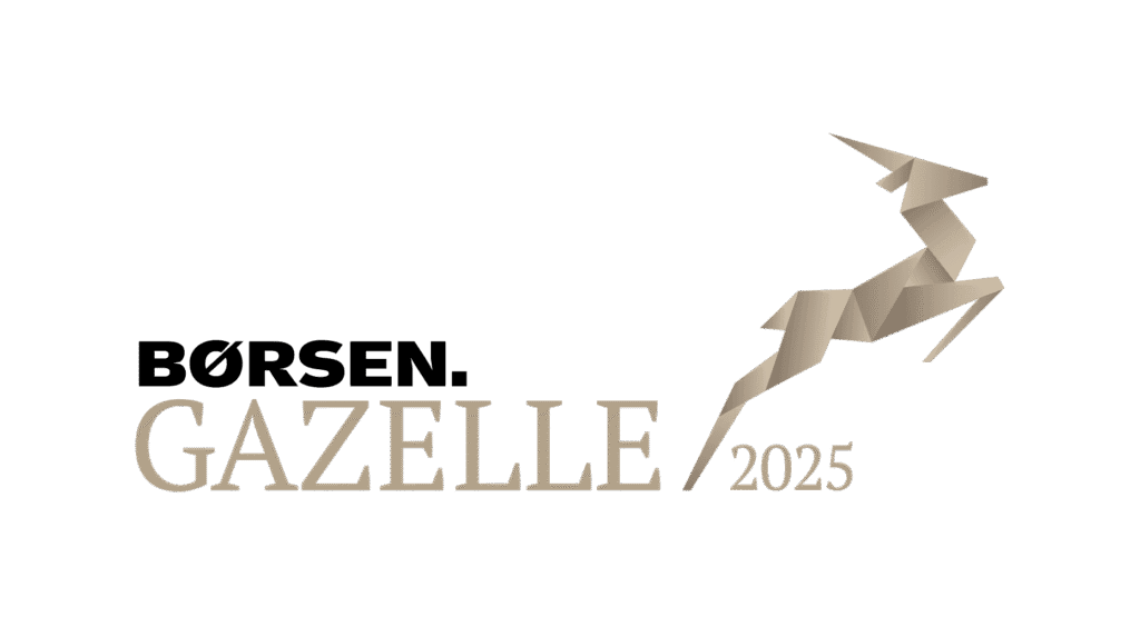 Børsen Gazelle 2025 logo med springende gazelle